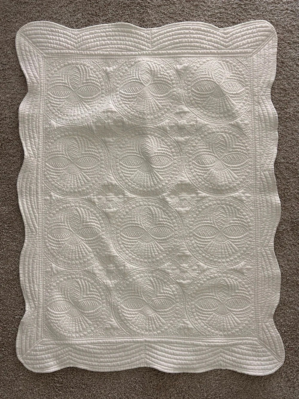 White Crib Quilt